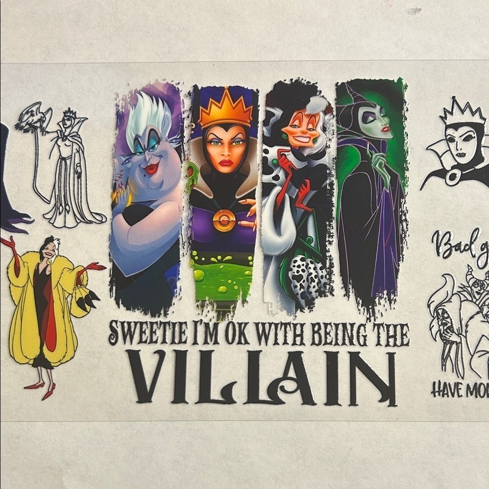 Villain Cup Decal 246